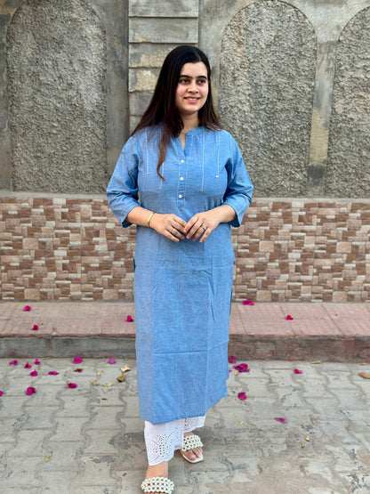 Denim Cotton kurti