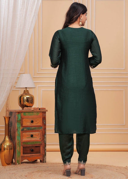 Maharani Dola Silk Suit - Vijay Laxmi