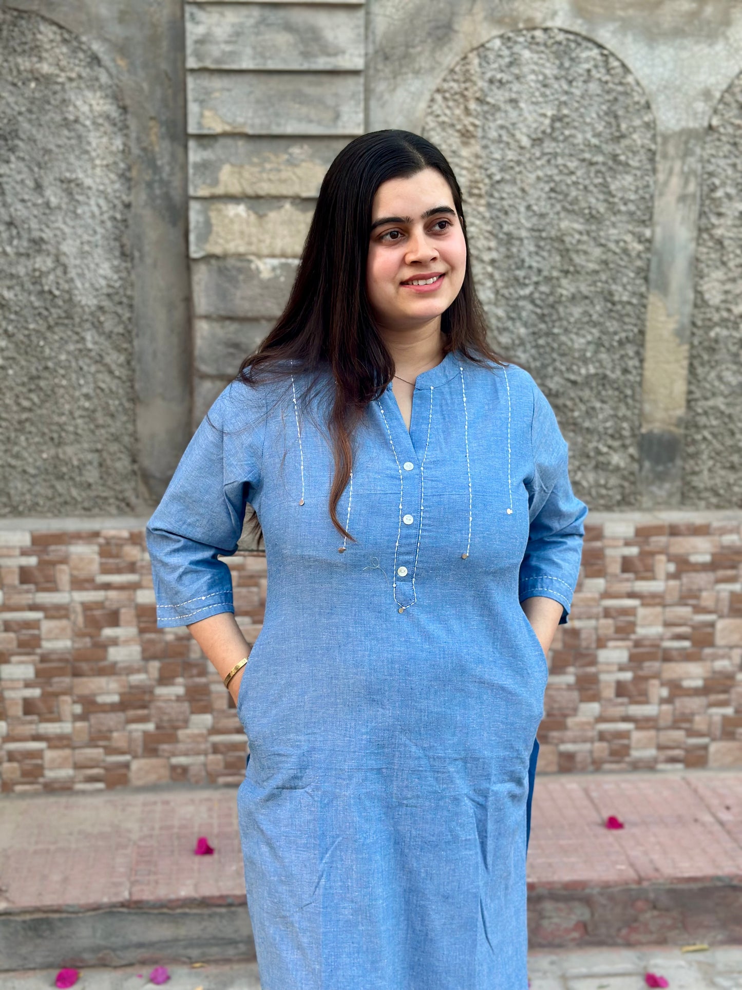 Denim Cotton kurti