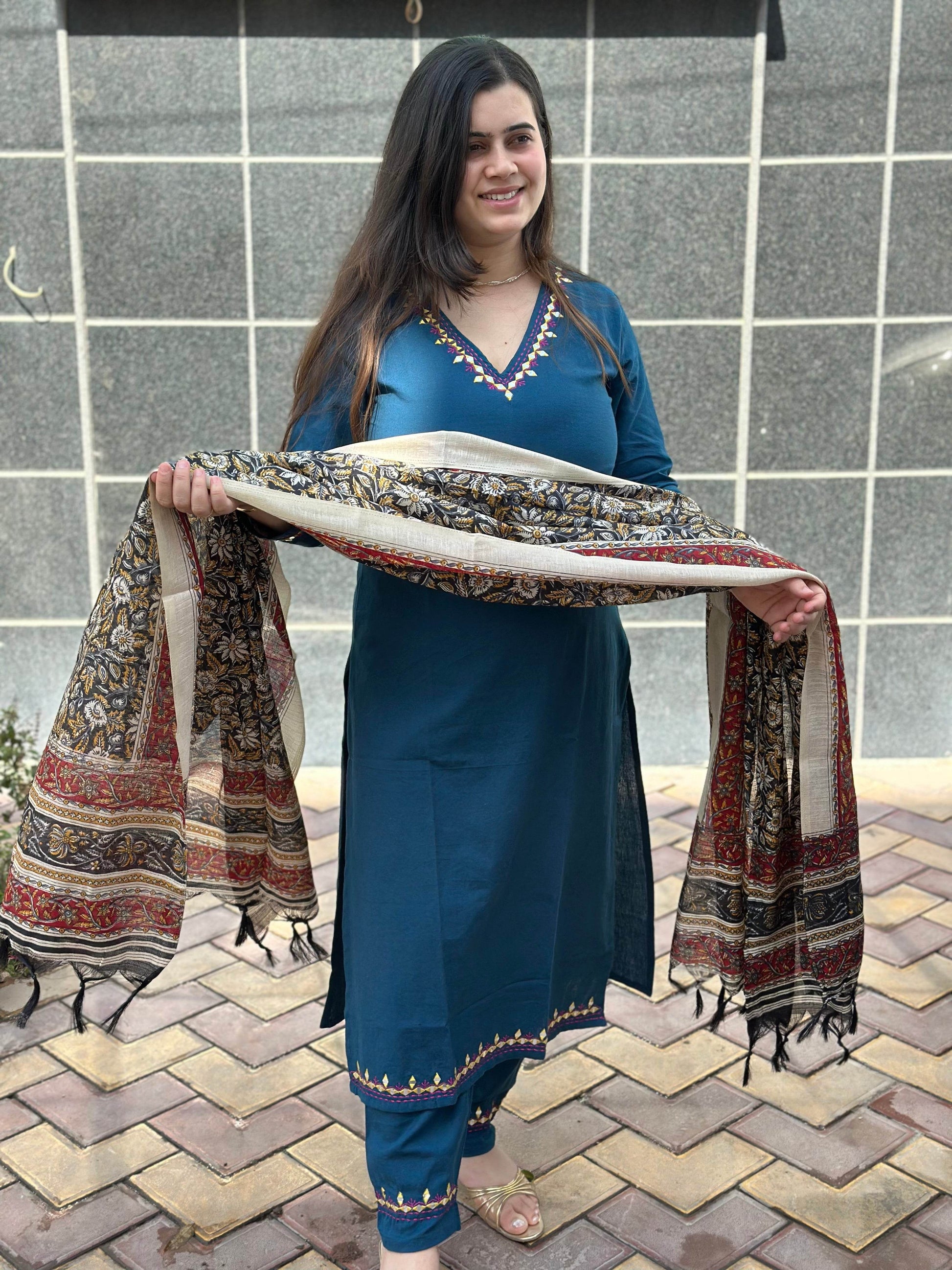 Cotton Kurta Set for Women (Limited edition) - Vijay Laxmi