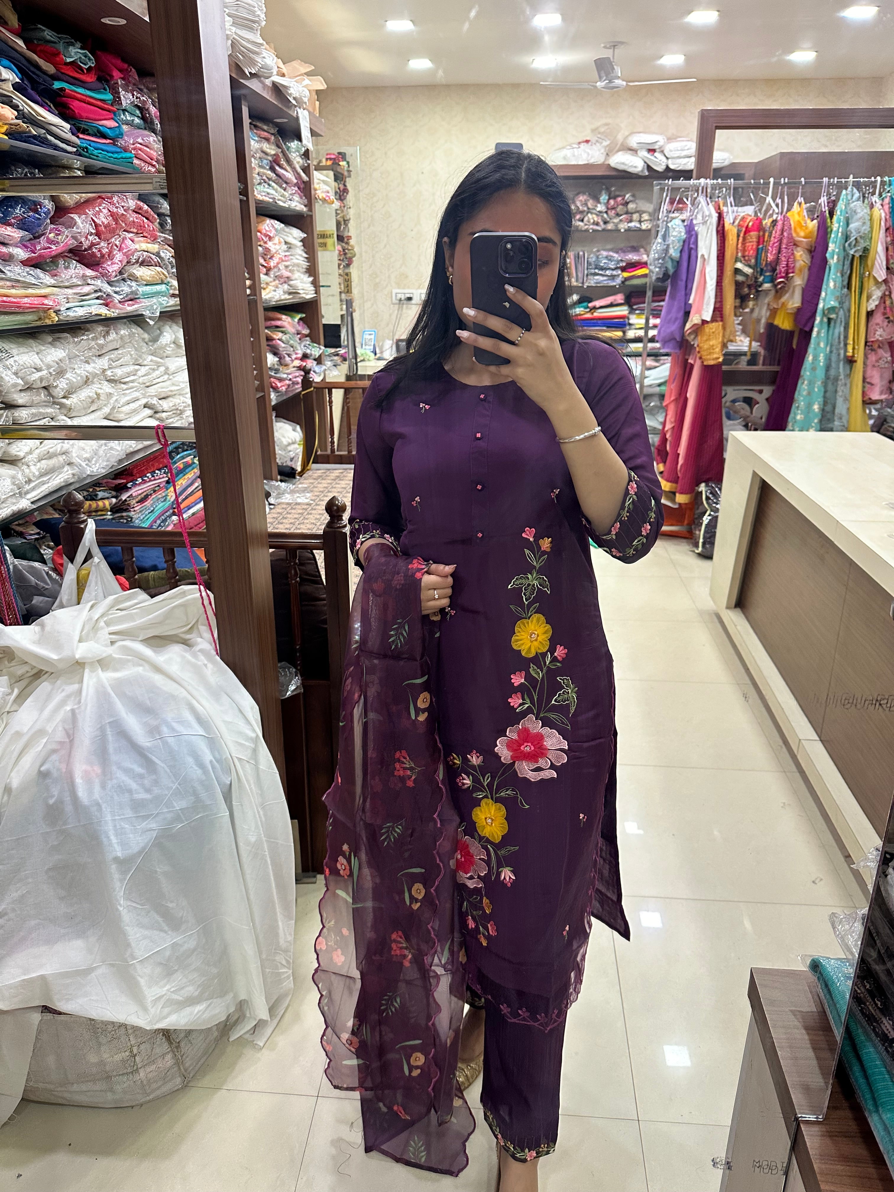 Karachi silk suit