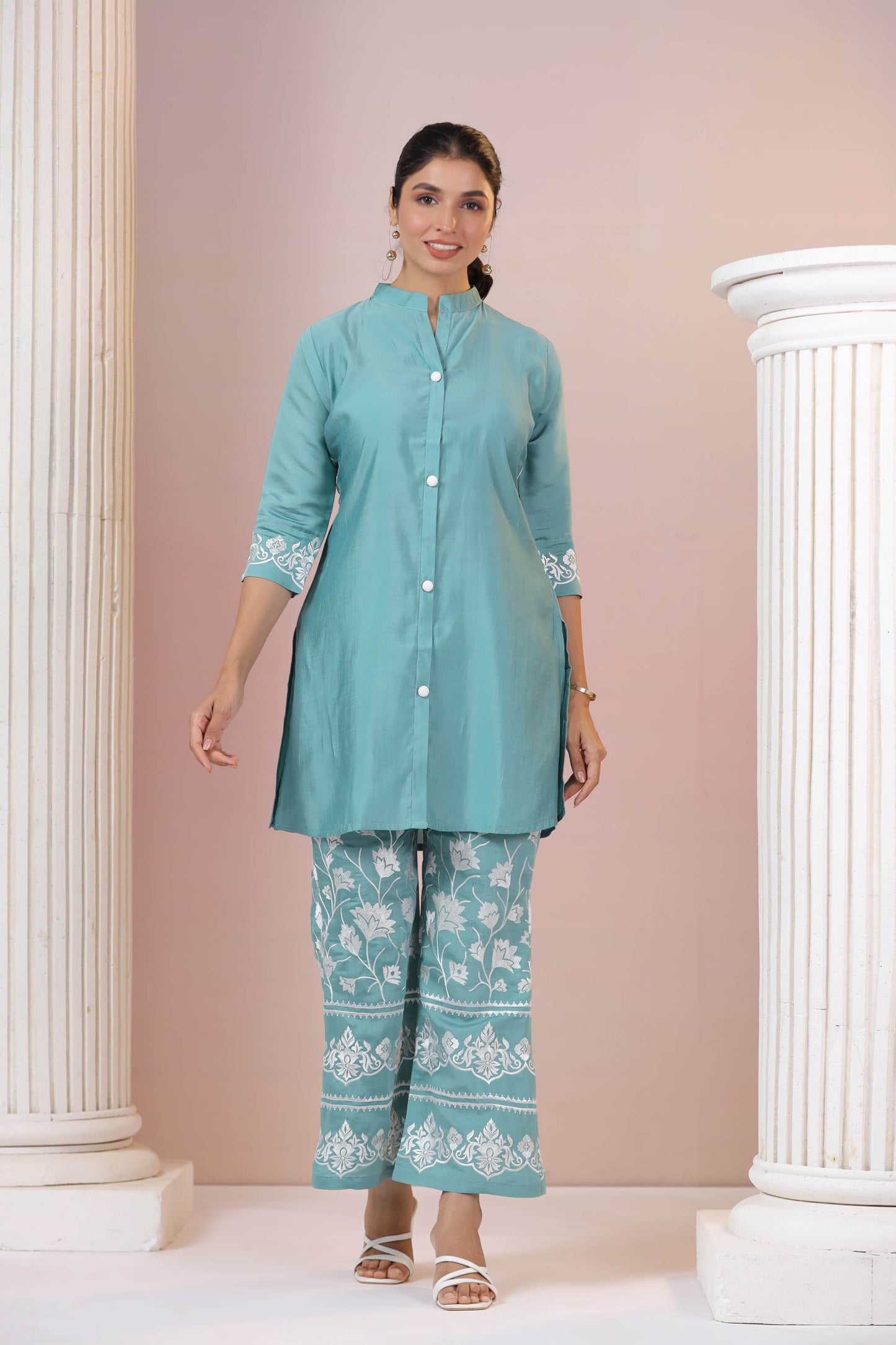 Premium Cotton Cord Set For Women - Vijay Laxmi