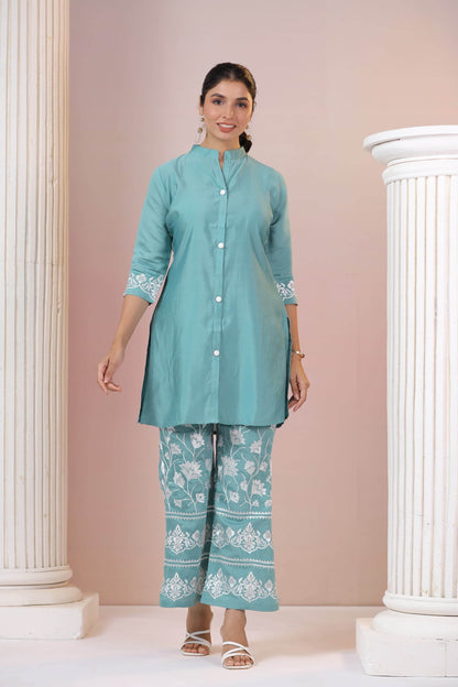 Premium Cotton Cord Set For Women - Vijay Laxmi