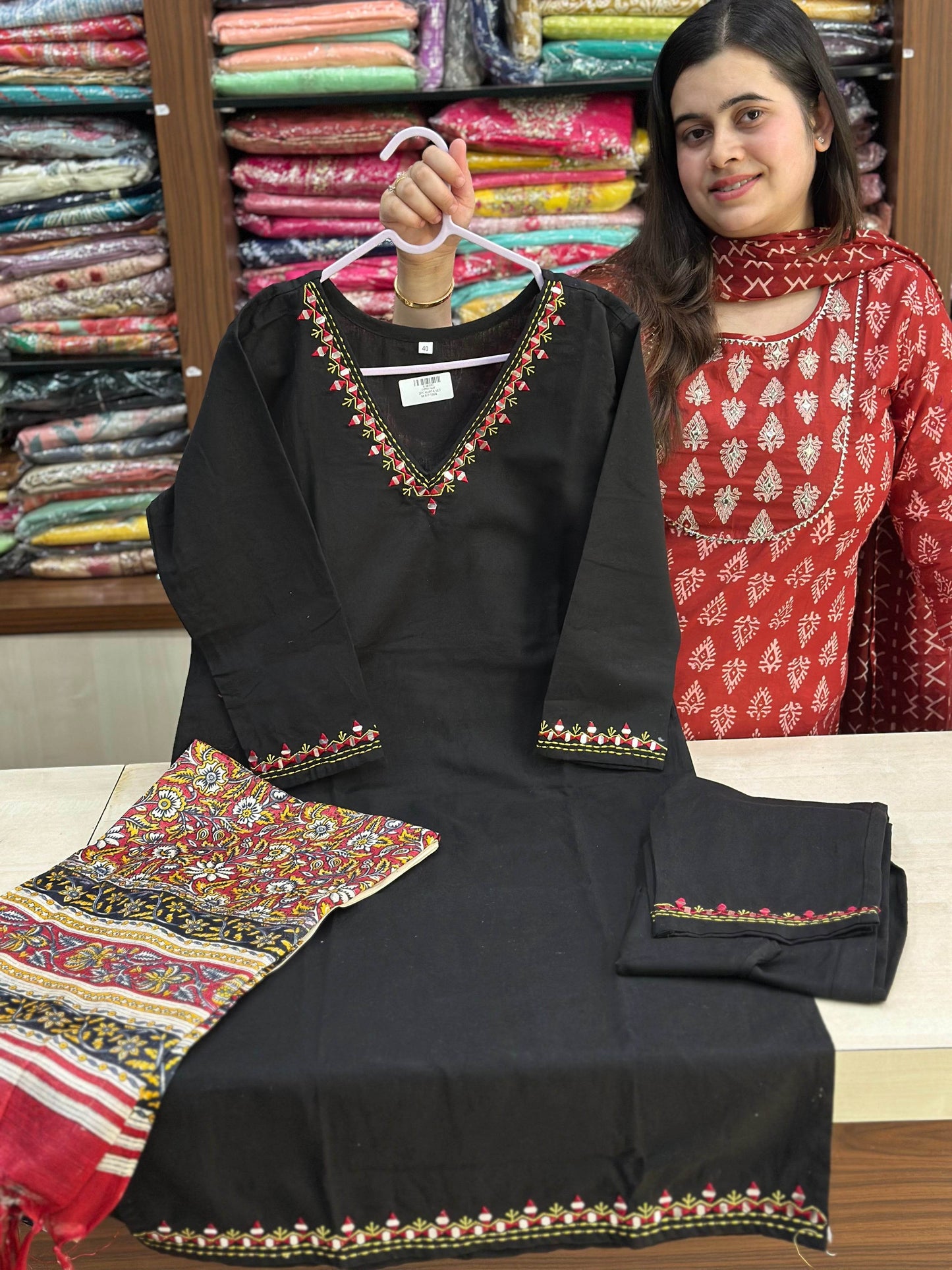 Cotton Kurta Set for Women (Limited edition) - Vijay Laxmi