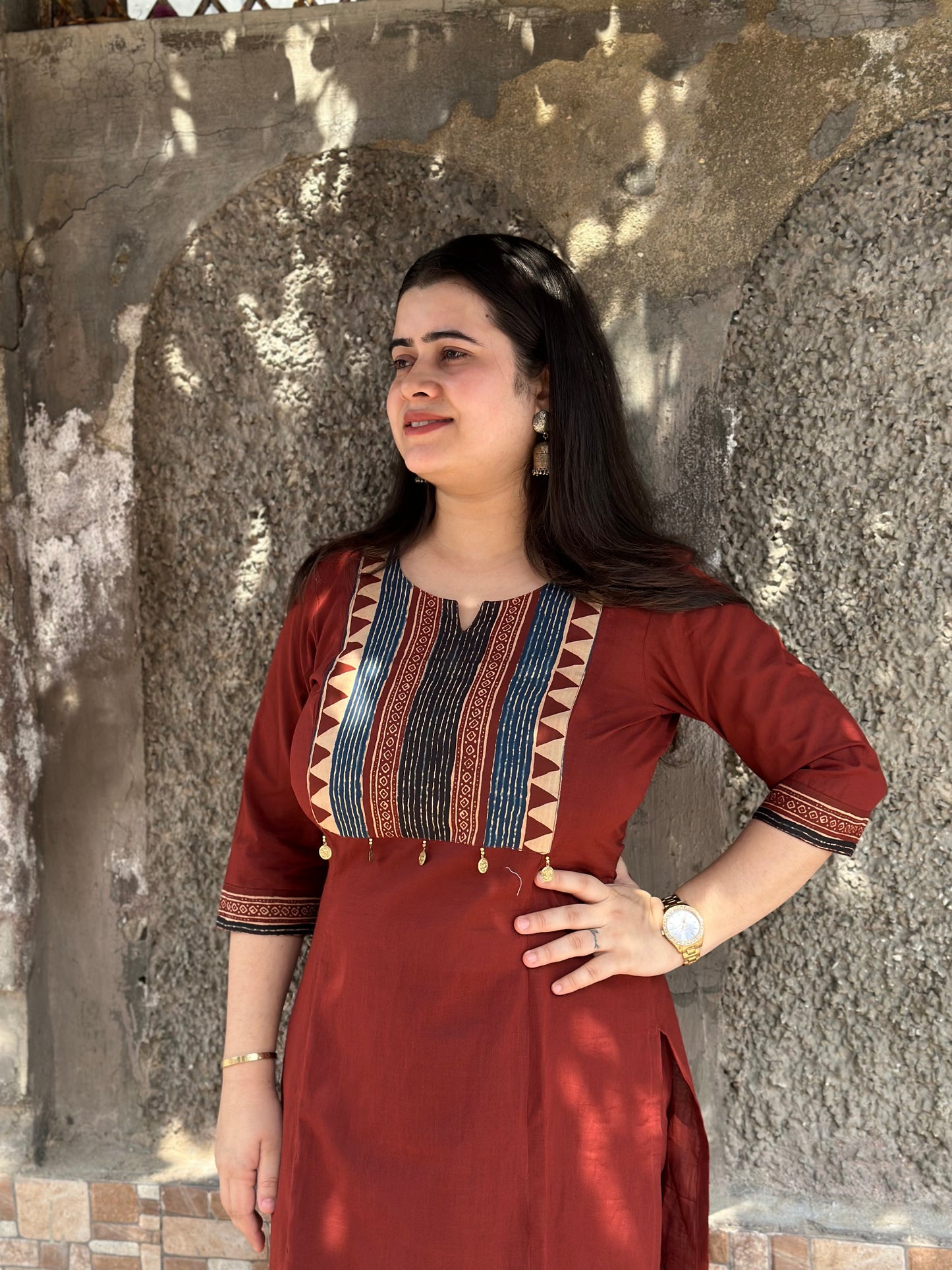 Comfortable Airy Cotton Kurti for women A-line - Daily Wear