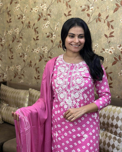 Premium Cotton Suit For Women - Vijay Laxmi