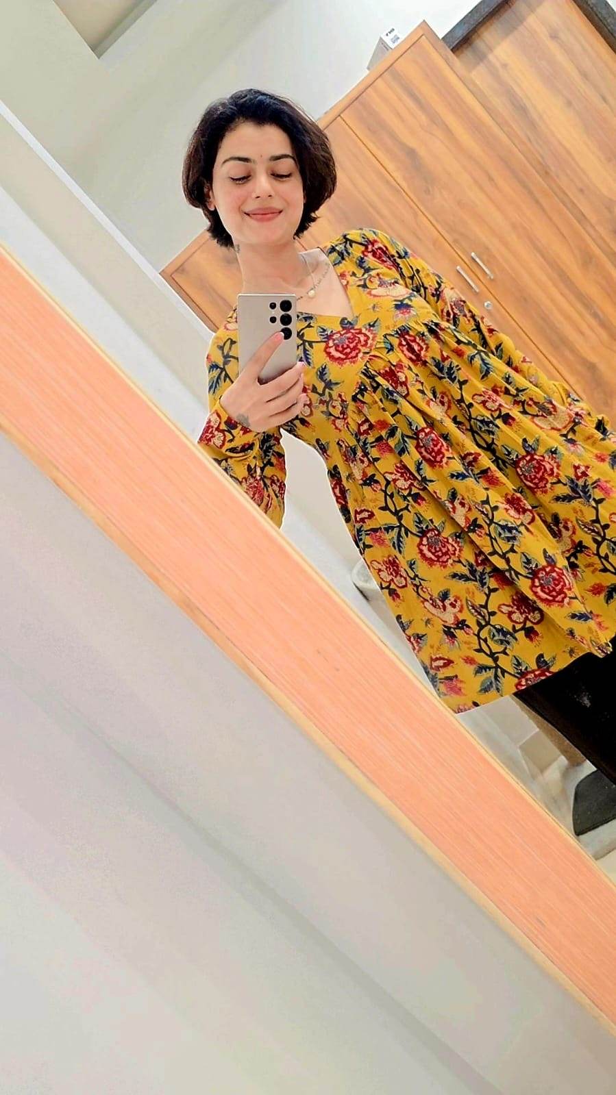 Short Cotton tunic for women - Vijay Laxmi