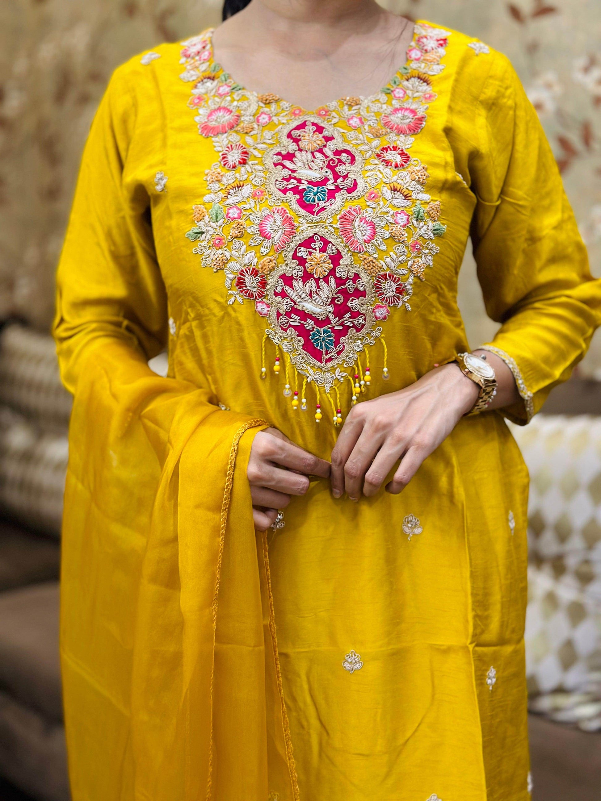 Dola Silk suit For Women - Vijay Laxmi