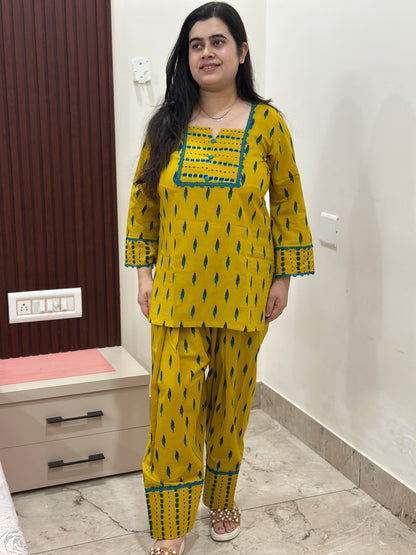 Jasmine Farshi Salwar Suit Mustard