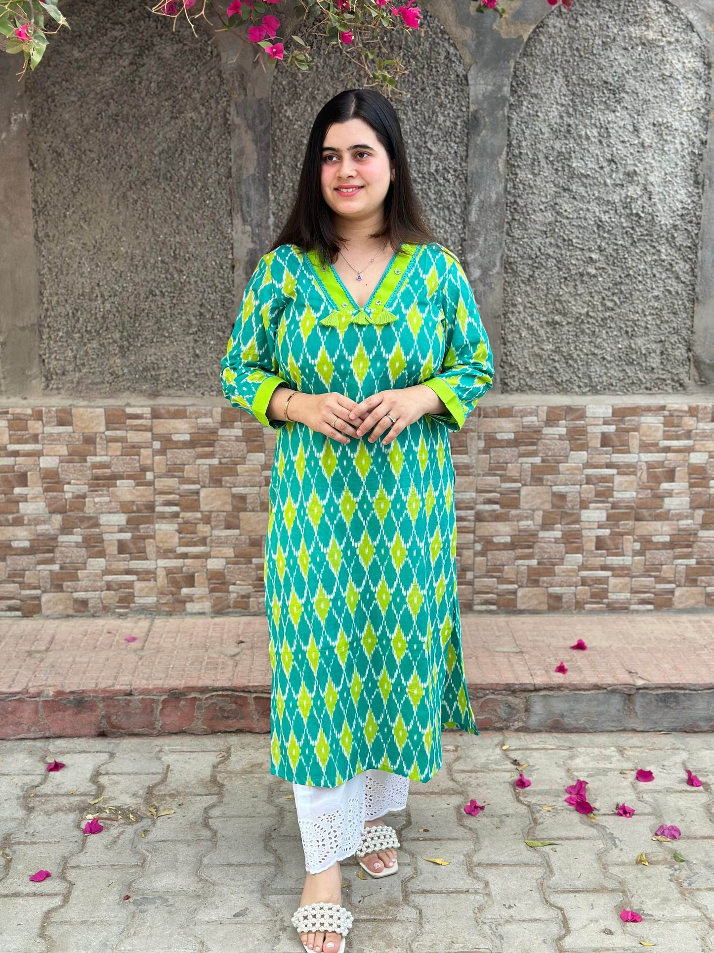 Airy cotton kurti for women - Vijay Laxmi