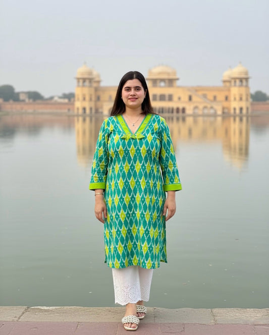 Airy Cotton Long Kurti