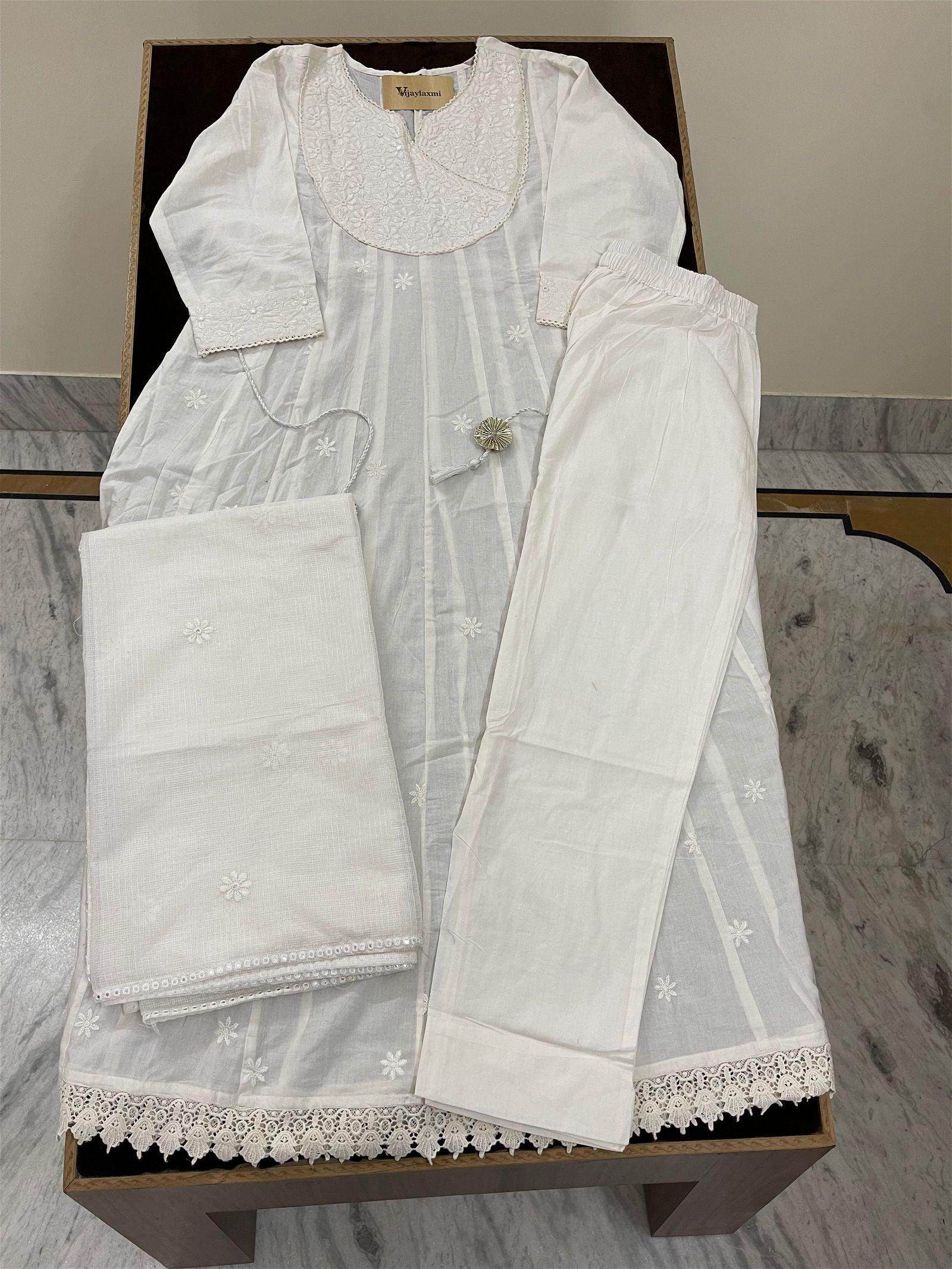 Anarkali cotton suit - Vijay Laxmi