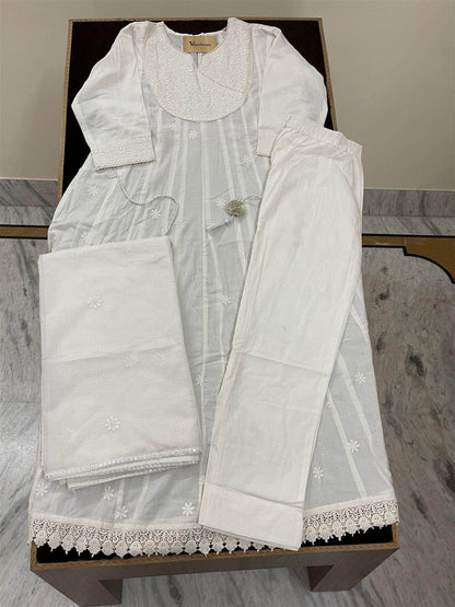 Anarkali cotton suit - Vijay Laxmi