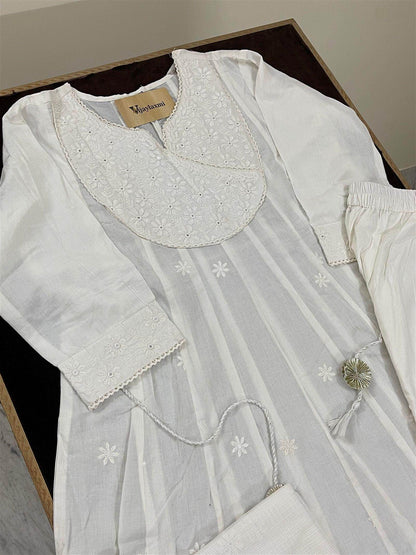 Anarkali cotton suit - Vijay Laxmi