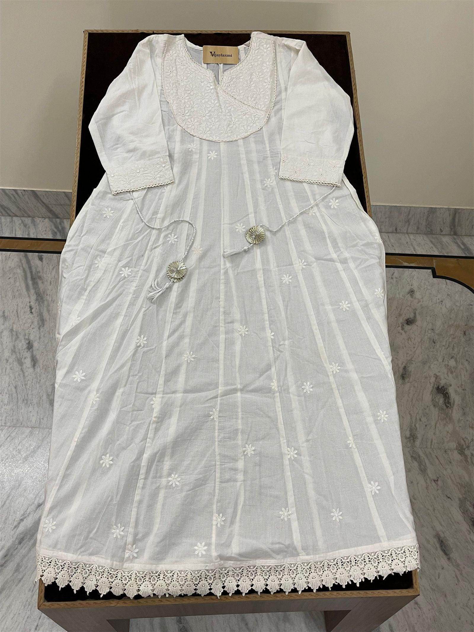 Anarkali cotton suit - Vijay Laxmi