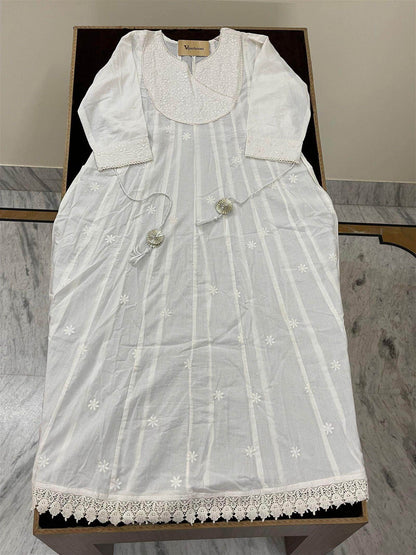 Anarkali cotton suit - Vijay Laxmi