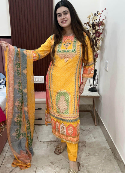 Modal Silk Suit For Women - Vijay Laxmi