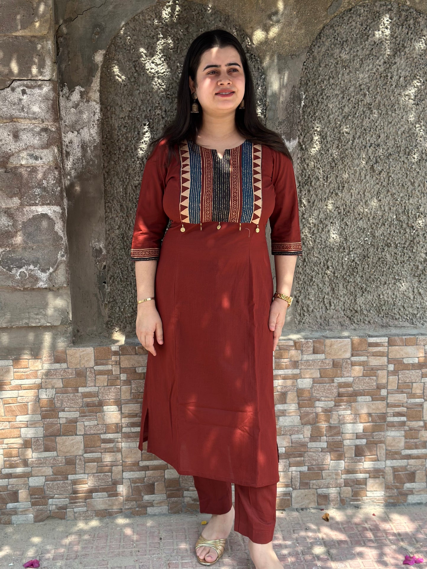Comfortable Airy Cotton Kurti for women A-line - Daily Wear
