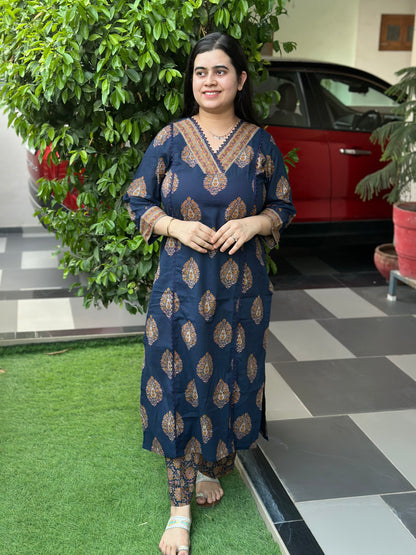 Gulzar kalamkari cotton cord set