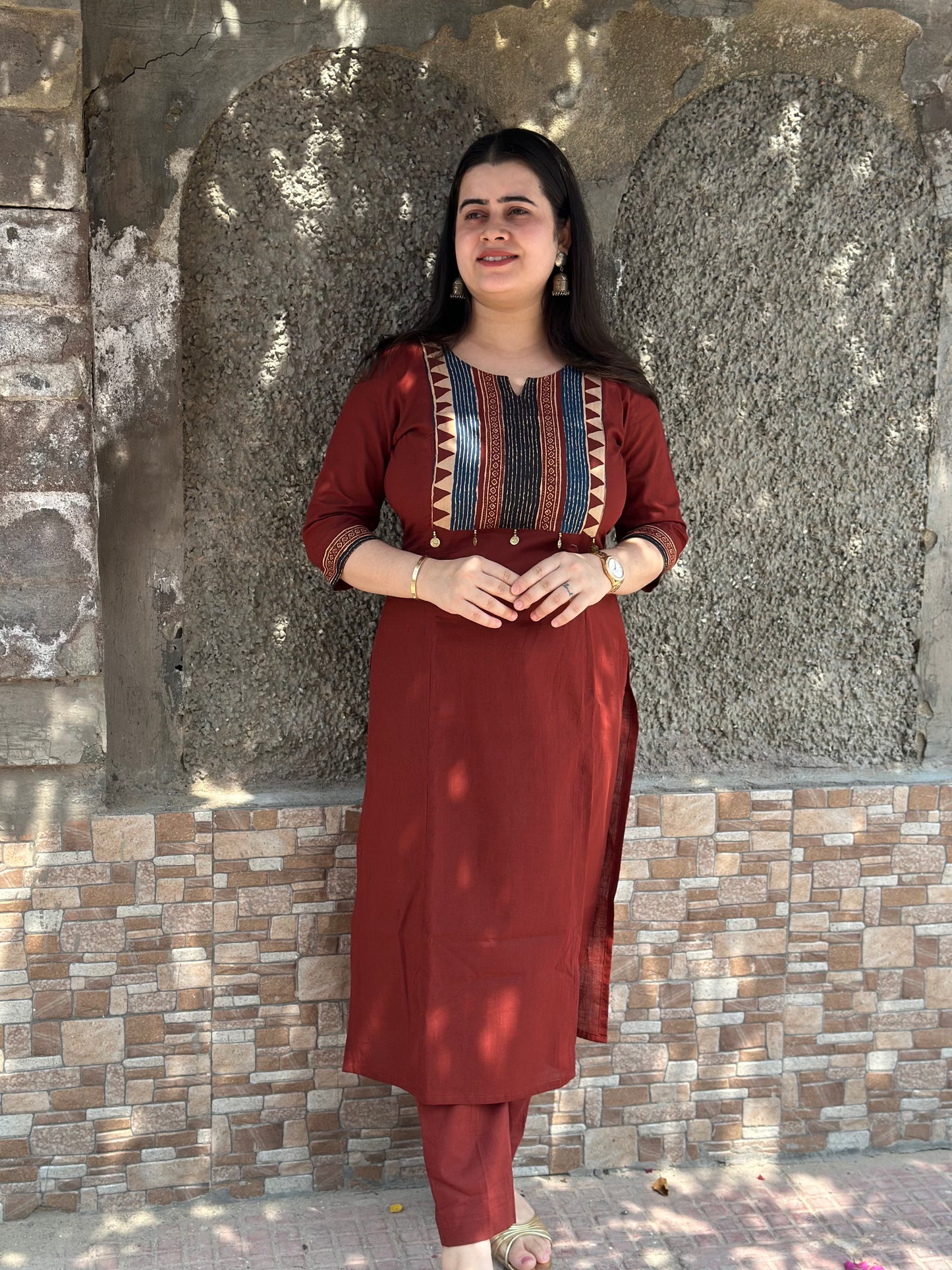 Comfortable Airy Cotton Kurti for women A-line - Daily Wear