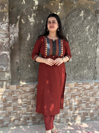 Comfortable Airy Cotton Kurti for women A-line - Daily Wear