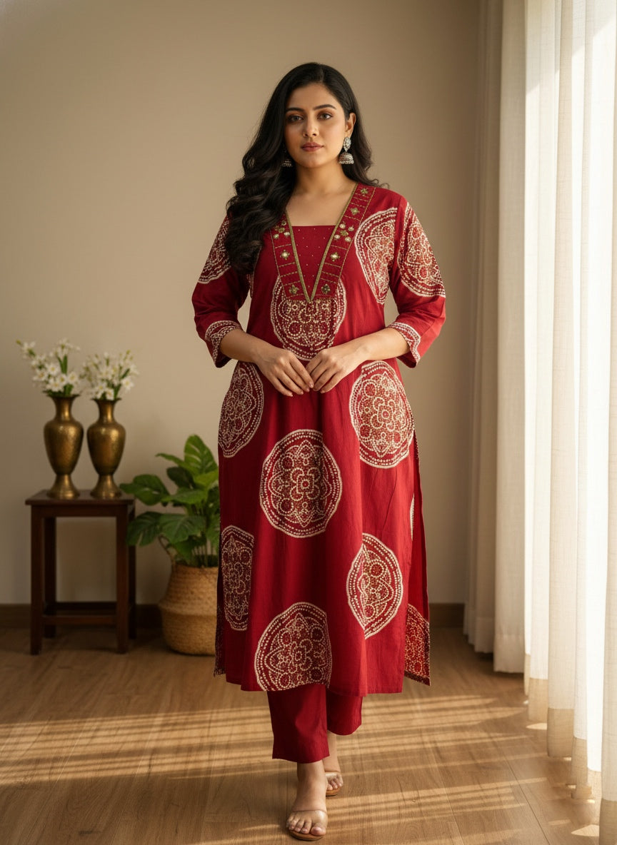 Premium Cotton kurta set for women