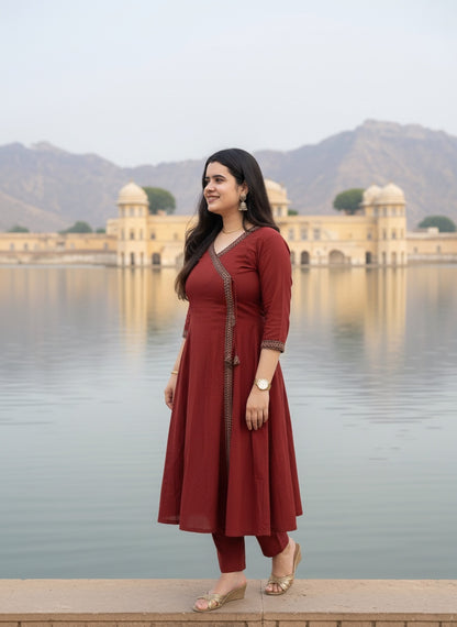 Comfortable Anarkali Cotton Kurti with lining