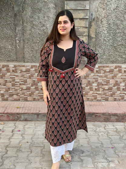 Airy cotton kurti for women - Vijay Laxmi