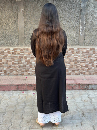 Airy Linen Long Kurta - Vijay Laxmi