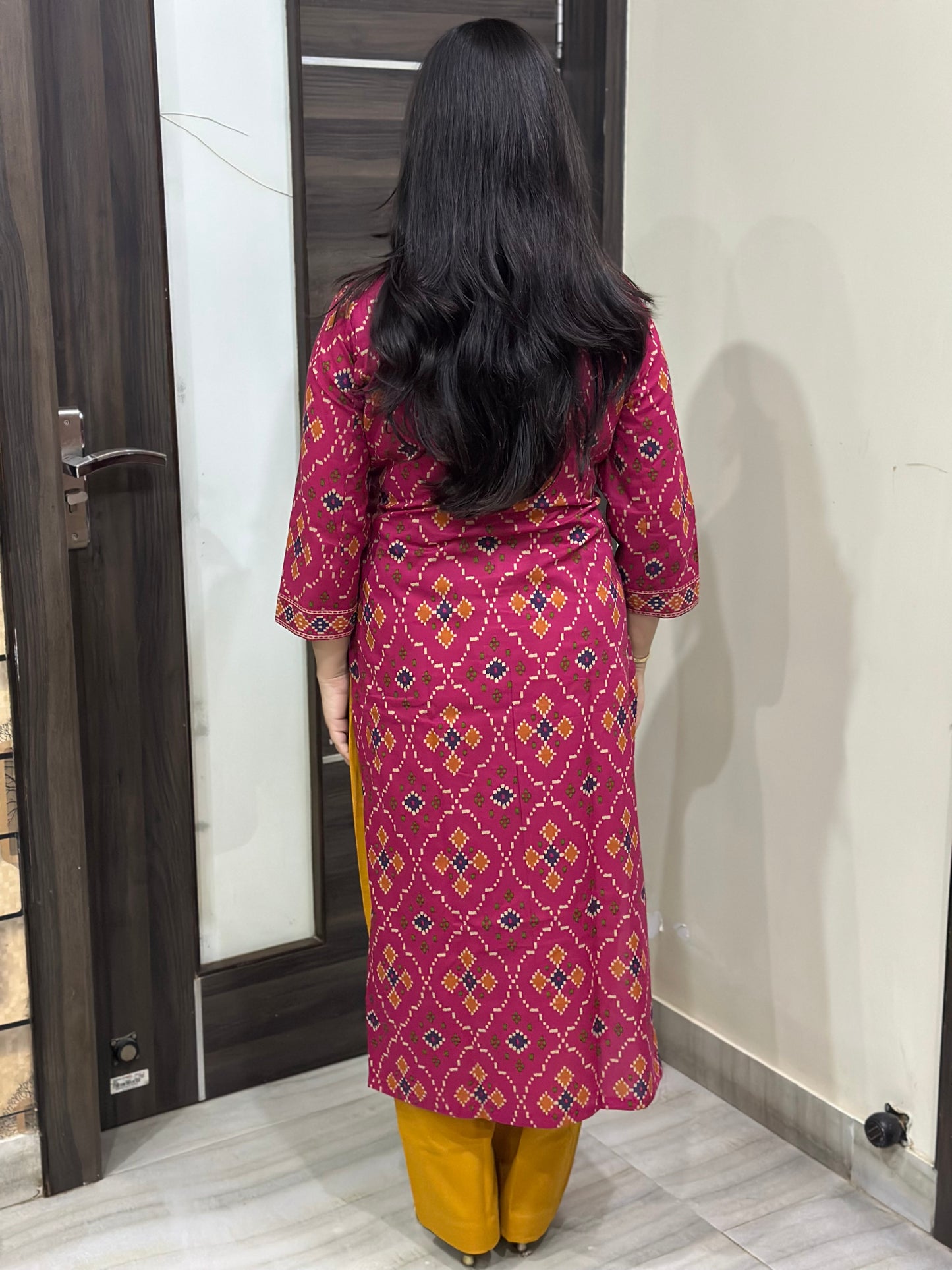 Ruhani Cotton kurta set for women pink
