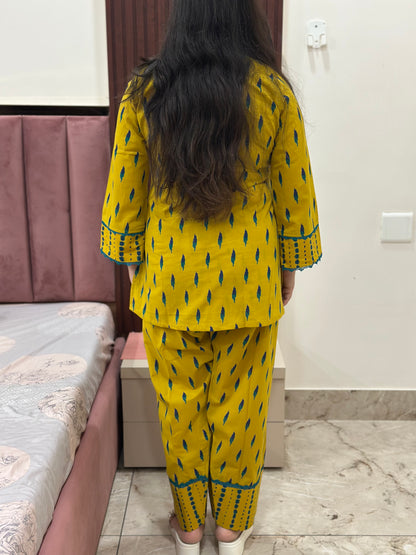 Jasmine Farshi Salwar Suit Mustard