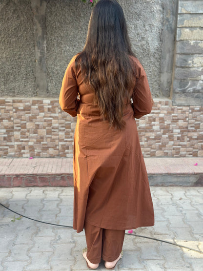 Cotton Chikankari kurta Set