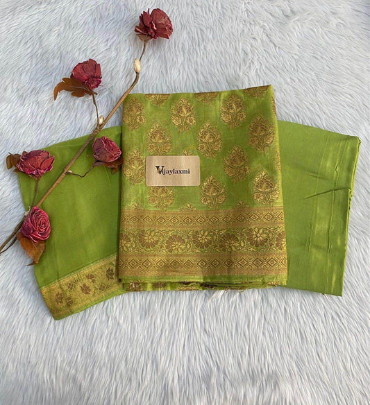 BANARSI SILK UNSTITCHED SUIT - Vijay Laxmi