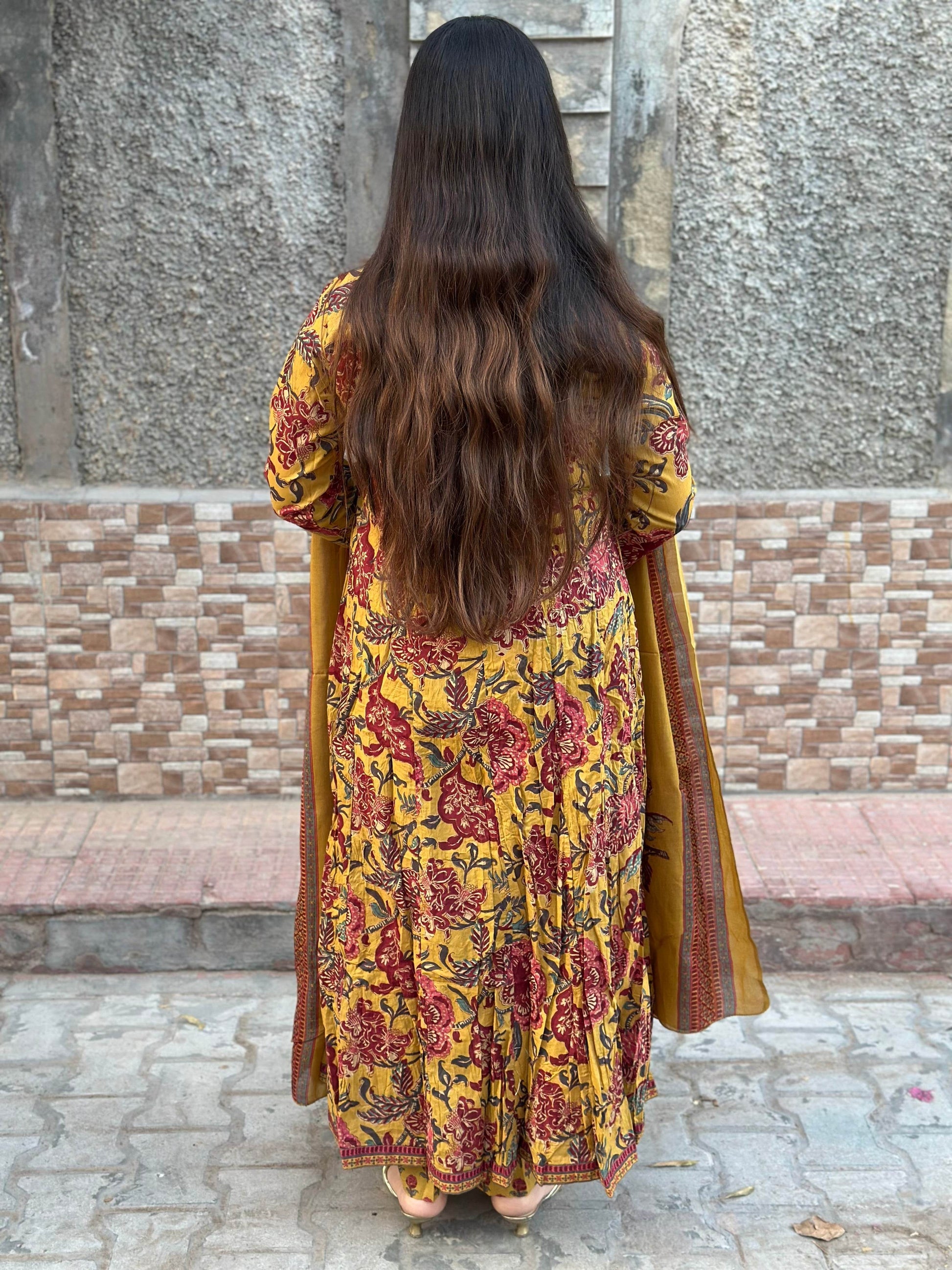 Premium Cotton Anarkali Suit For Women - Vijay Laxmi