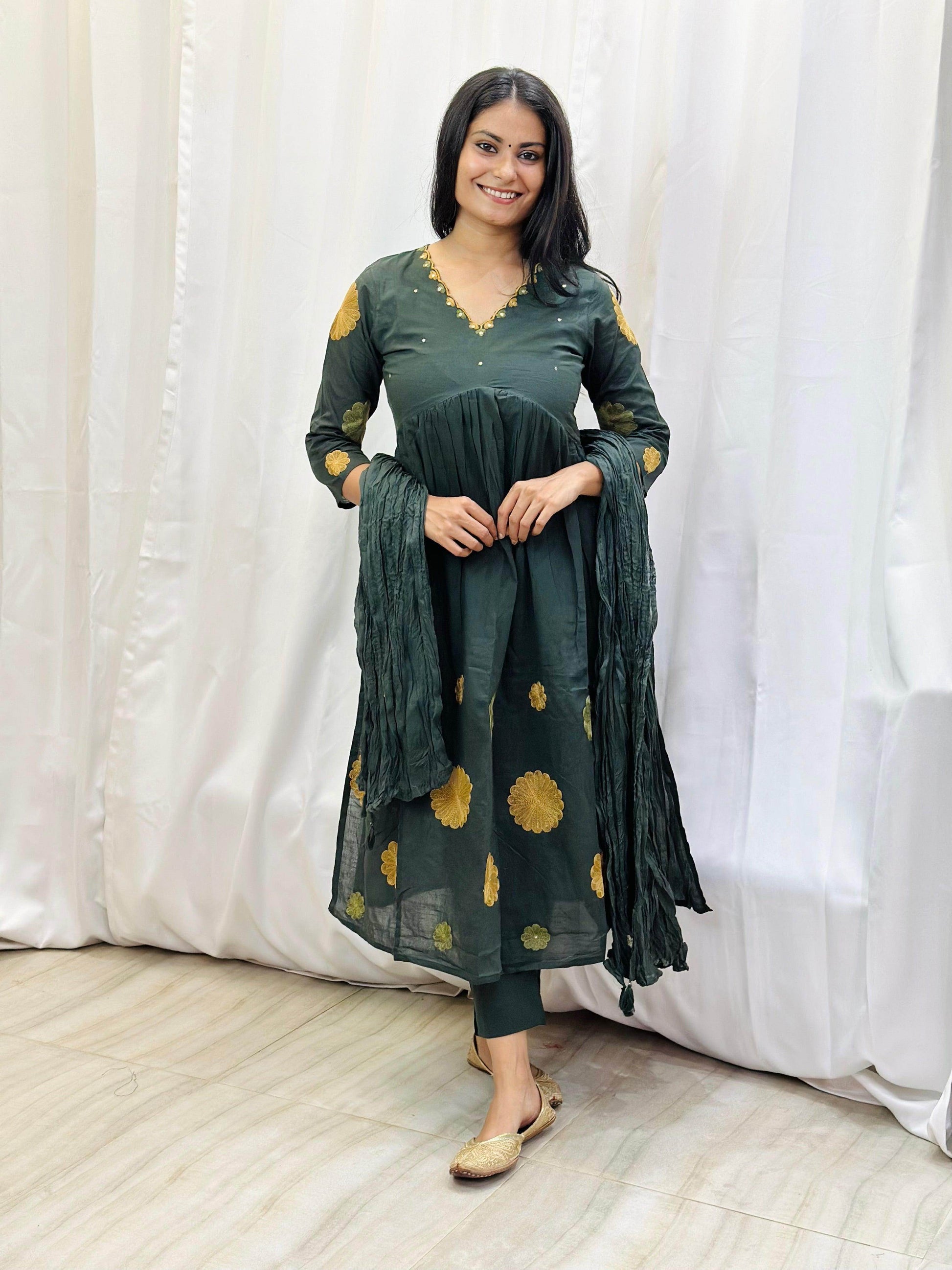Alia Cotton Suit For Women - Vijay Laxmi