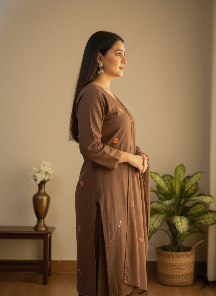 Premium Cotton kurta set for women with dupatta