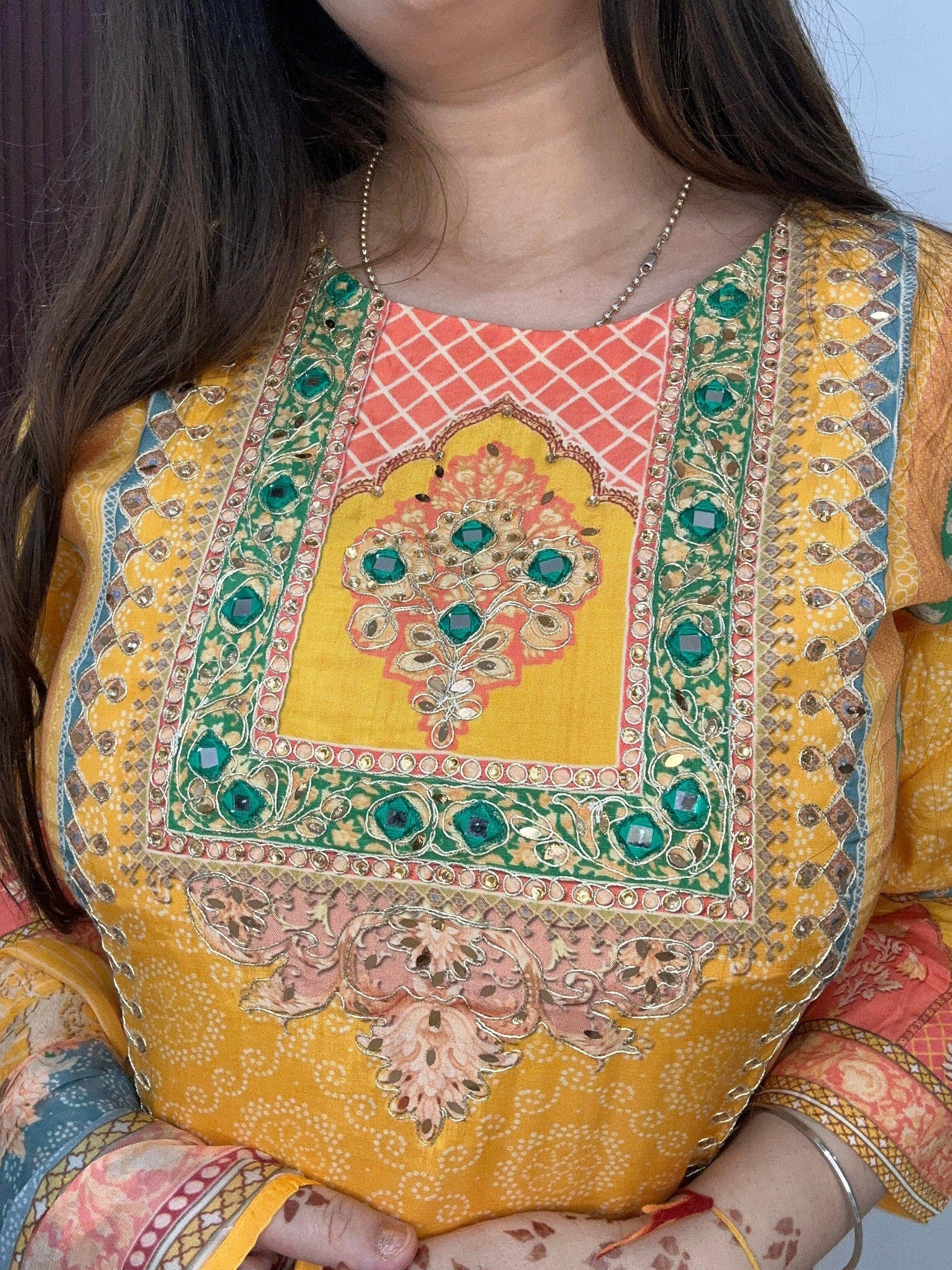 Modal Silk Suit For Women - Vijay Laxmi