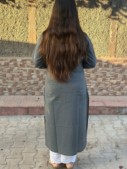 Breathable & Stylish Ajrakh Cotton Kurti for Women