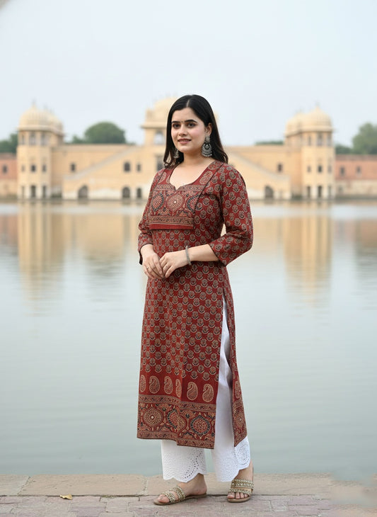 Airy Cotton Kurti Arjakh