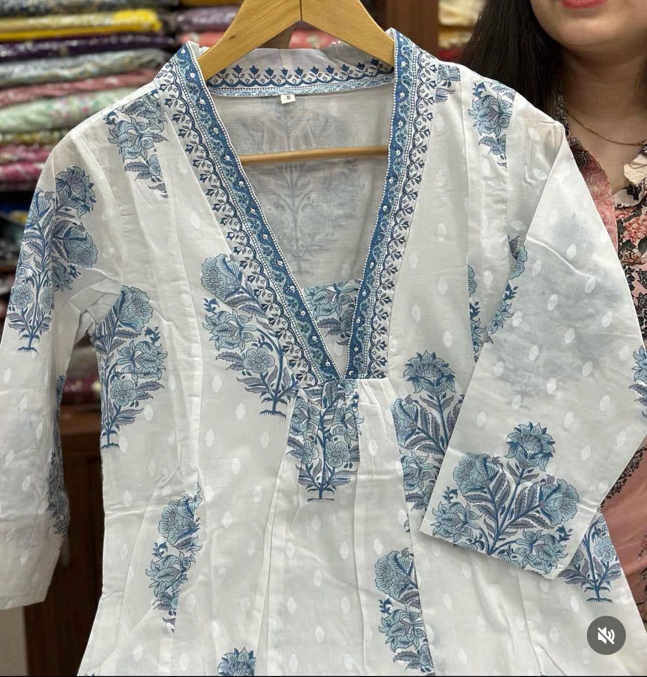 Block Print Cotton Suit Set