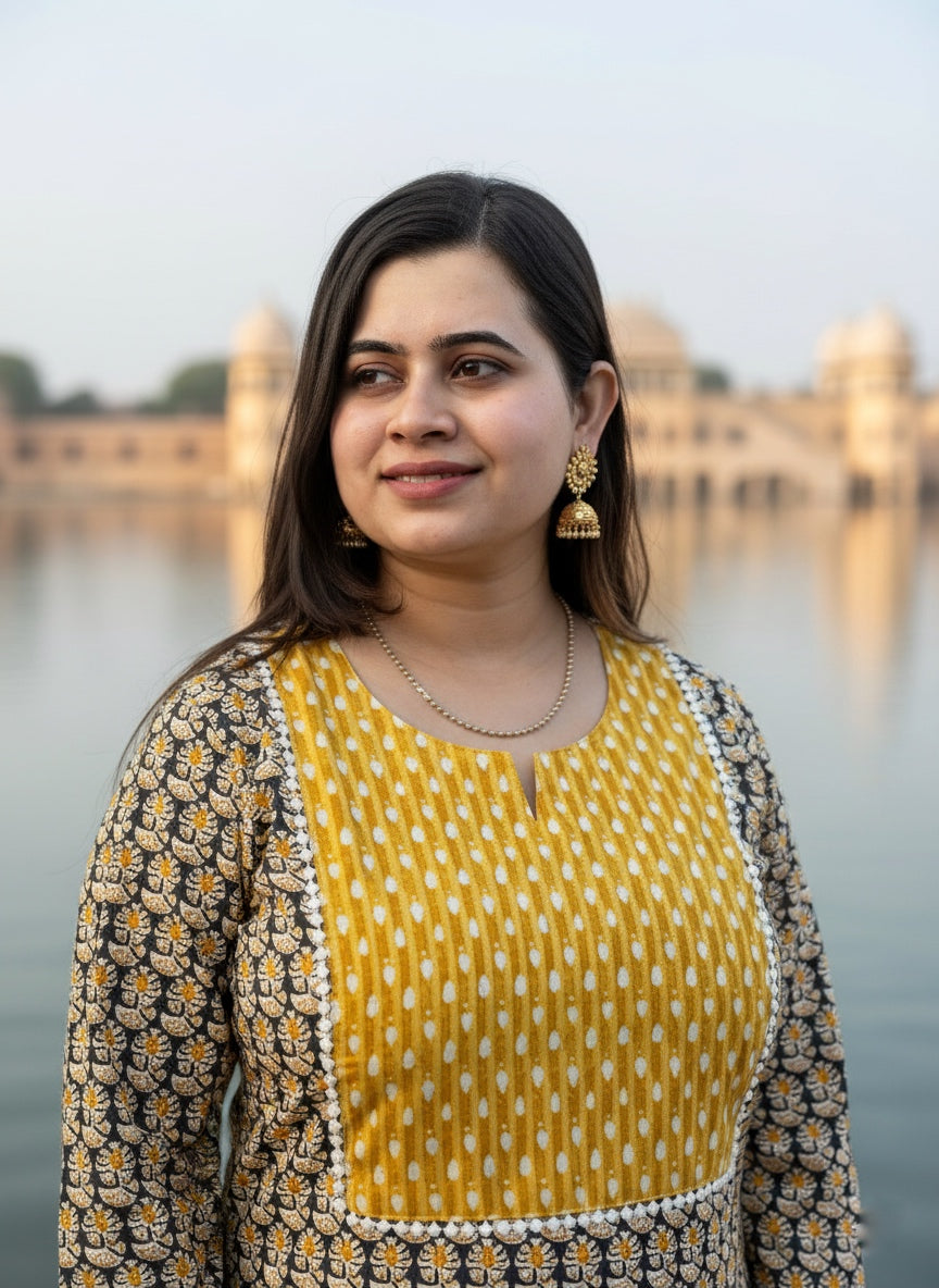 Airy Cotton Kurti for women