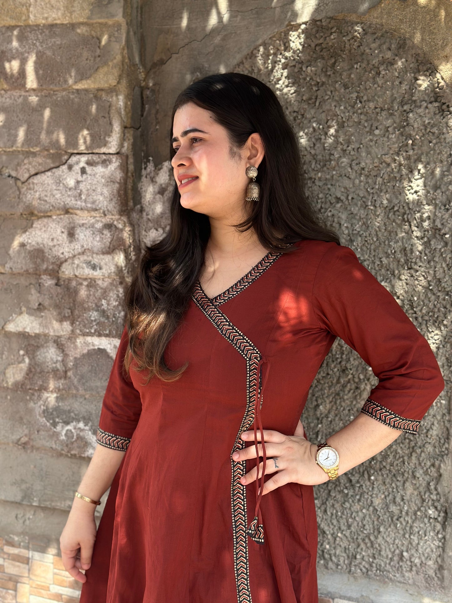 Comfortable Anarkali Cotton Kurti with lining