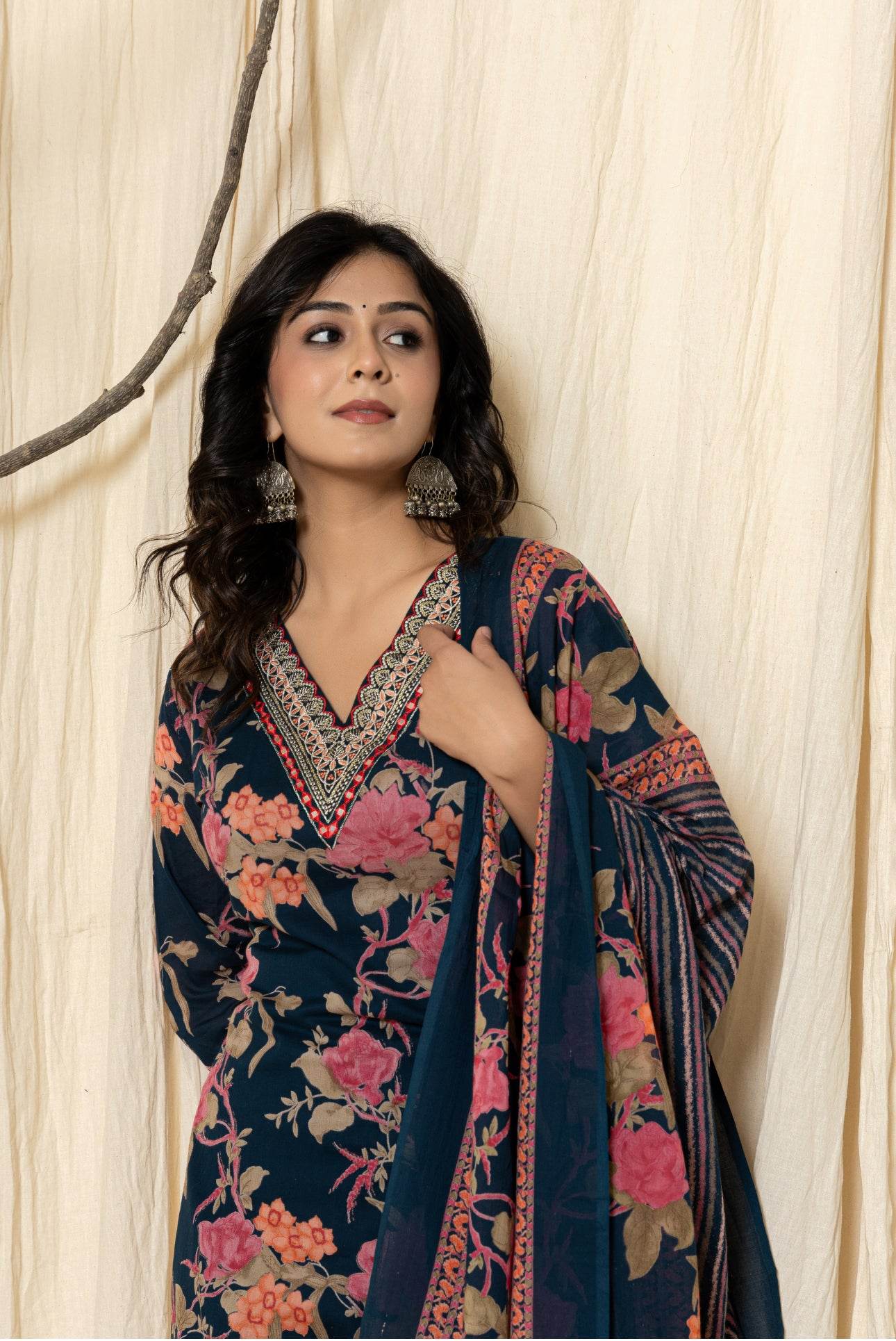 Plus size Cotton suit - Vijay Laxmi