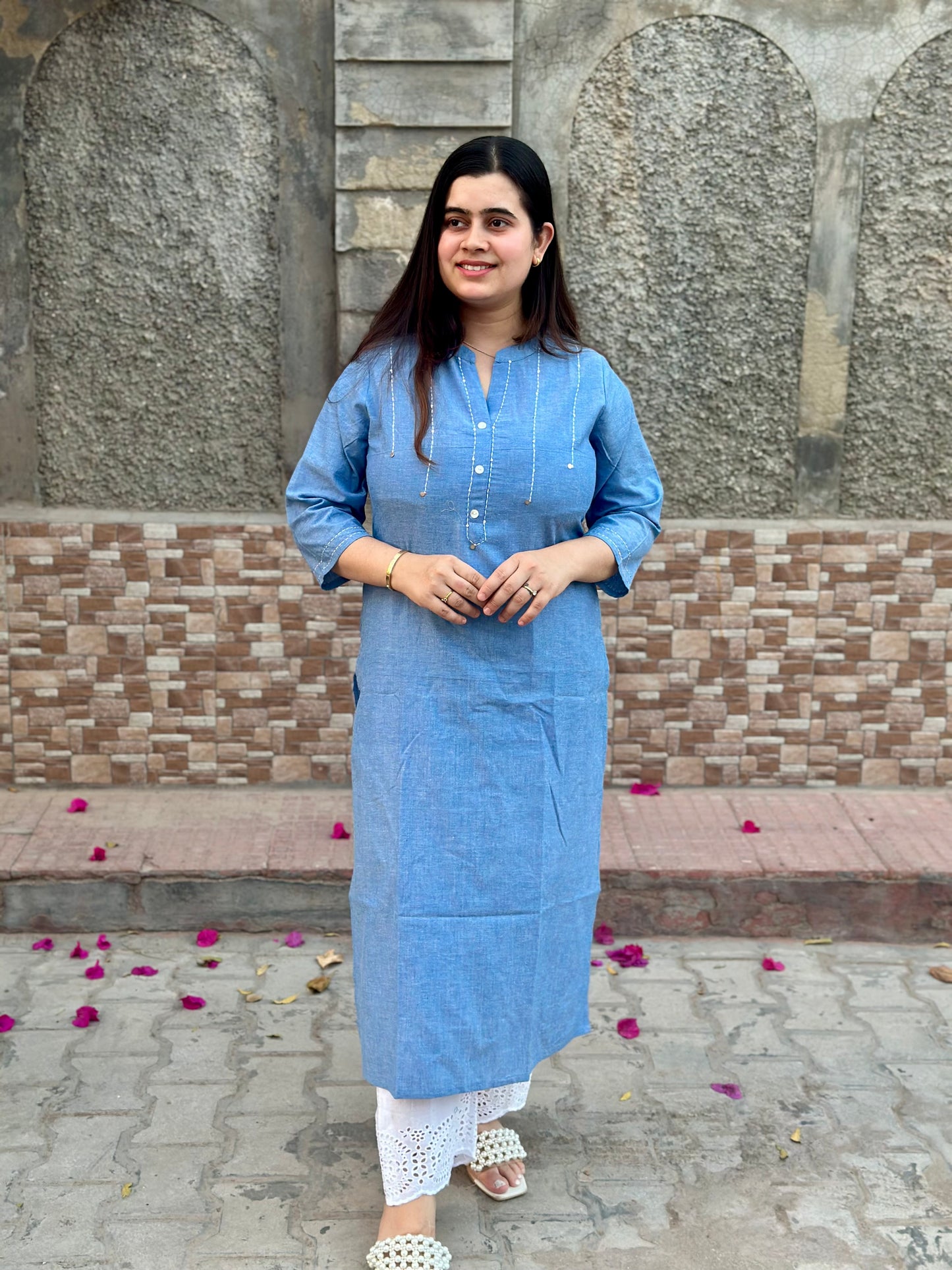 Denim Cotton kurti