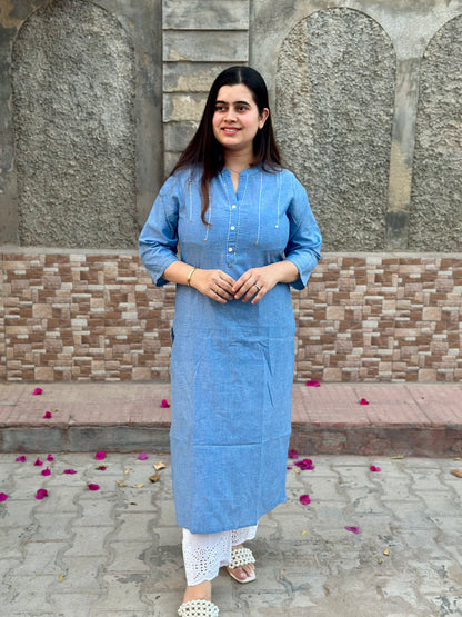 Denim Cotton kurti