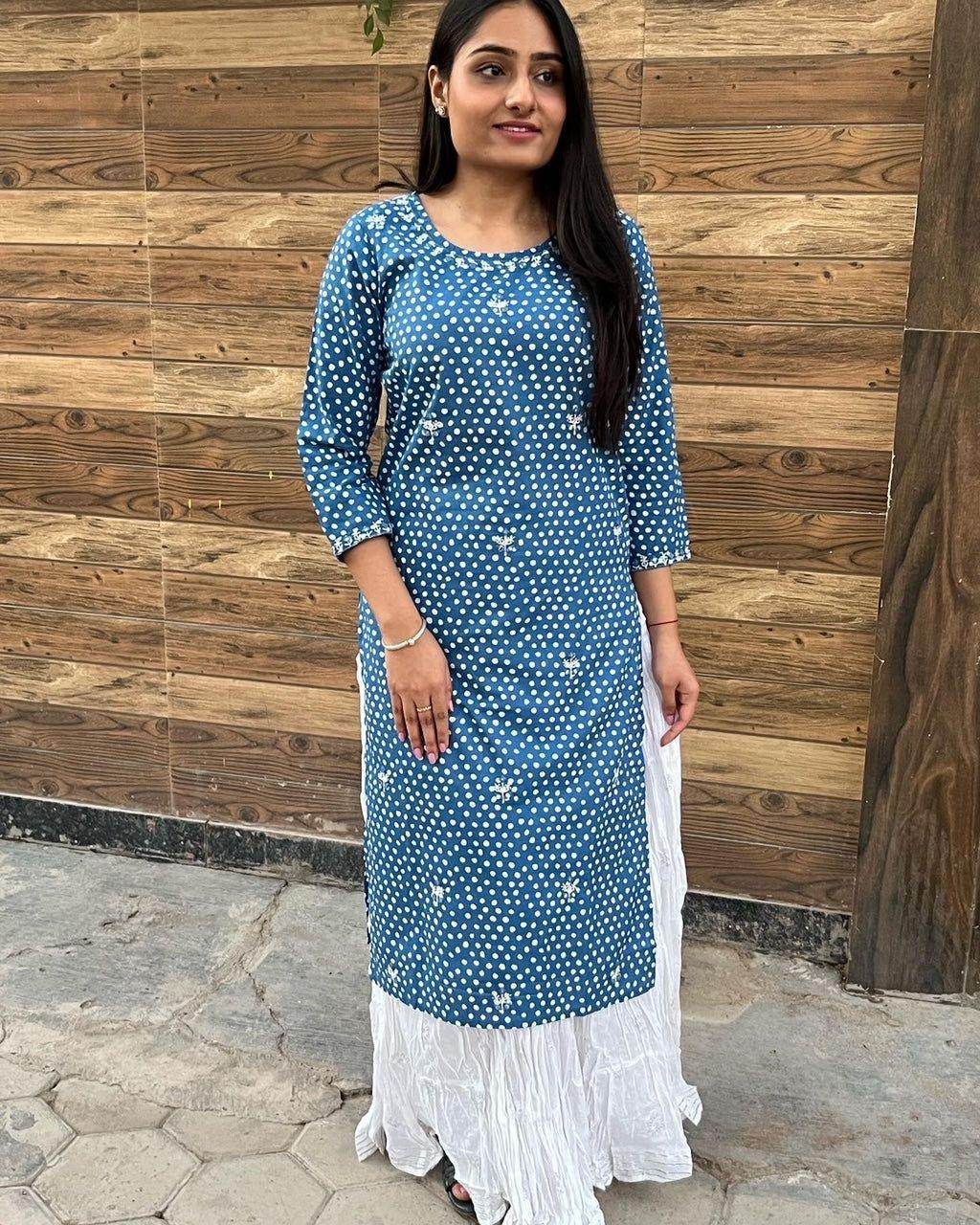 COTTON SKIRT SUIT SET - Vijay Laxmi