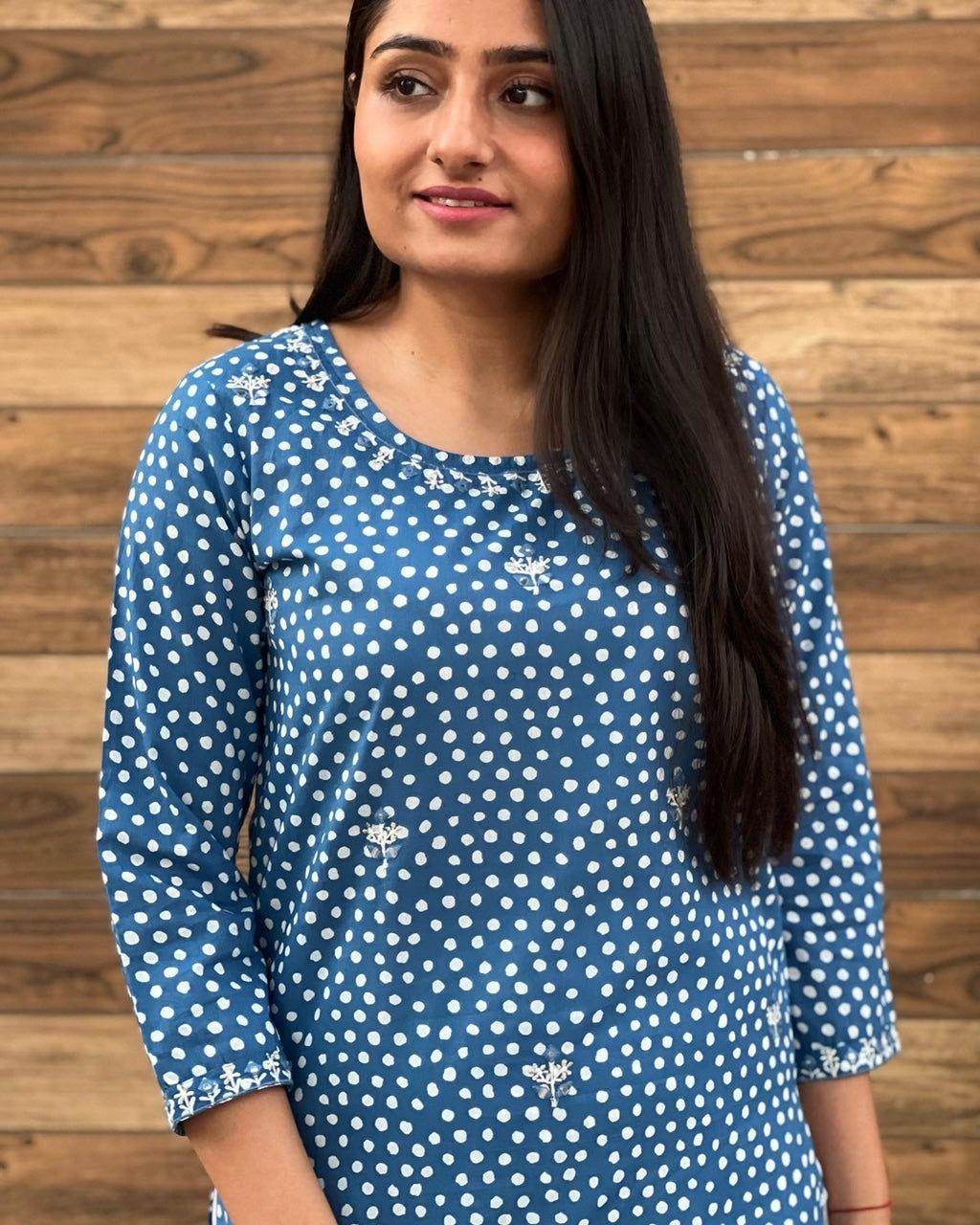 COTTON SKIRT SUIT SET - Vijay Laxmi