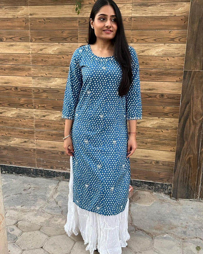 COTTON SKIRT SUIT SET - Vijay Laxmi