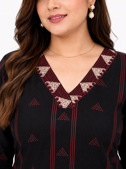 Gulmohar Cotton kurti for women