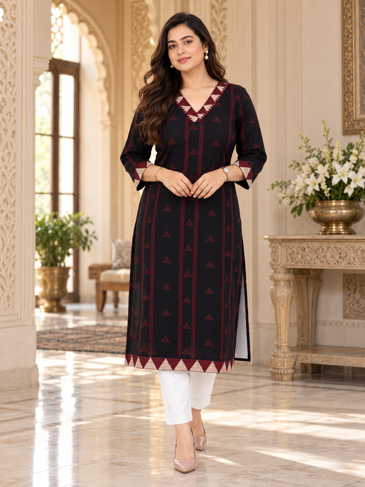 Gulmohar Cotton kurti for women